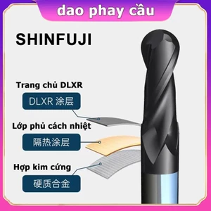 Dao phay cầu (Dao Phay đầu cầu thép 2F)