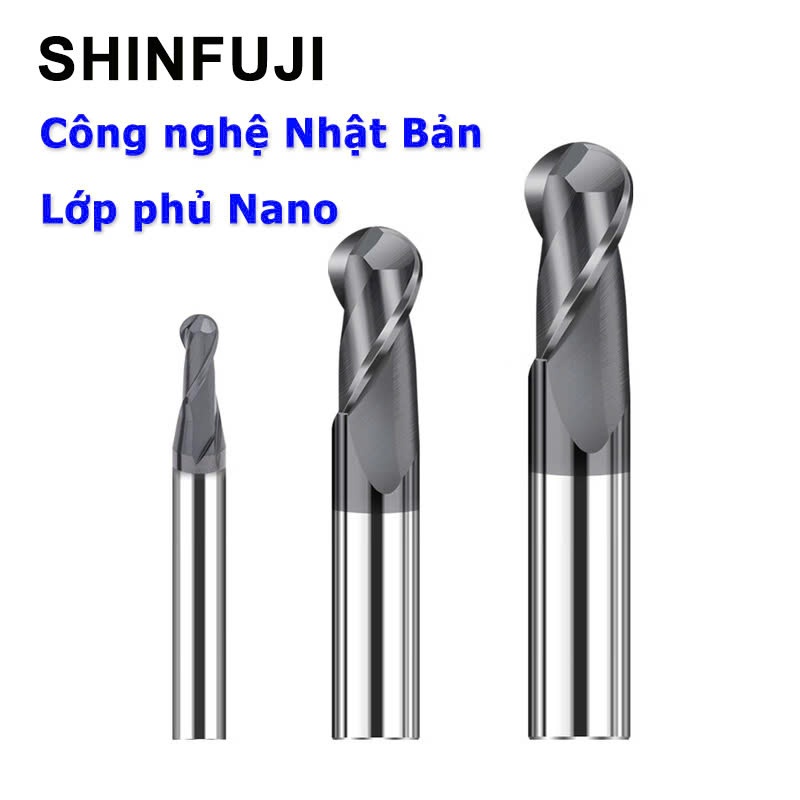 Dao phay cầu (Dao Phay đầu cầu thép 2F)