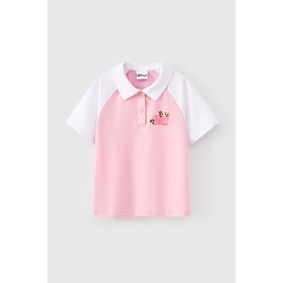 Áo thun polo Powerpuff Girls ngắn tay bé gái Rabity 101.007