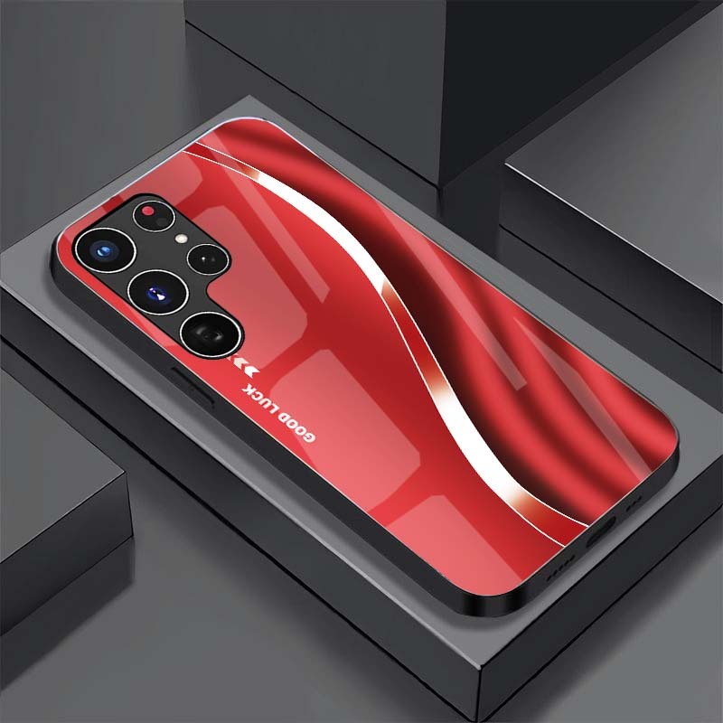 Ốp Lưng SAMSUNG S22, S22+, S22 ULTRA mặt kính cường lực cao cấp, hàng new