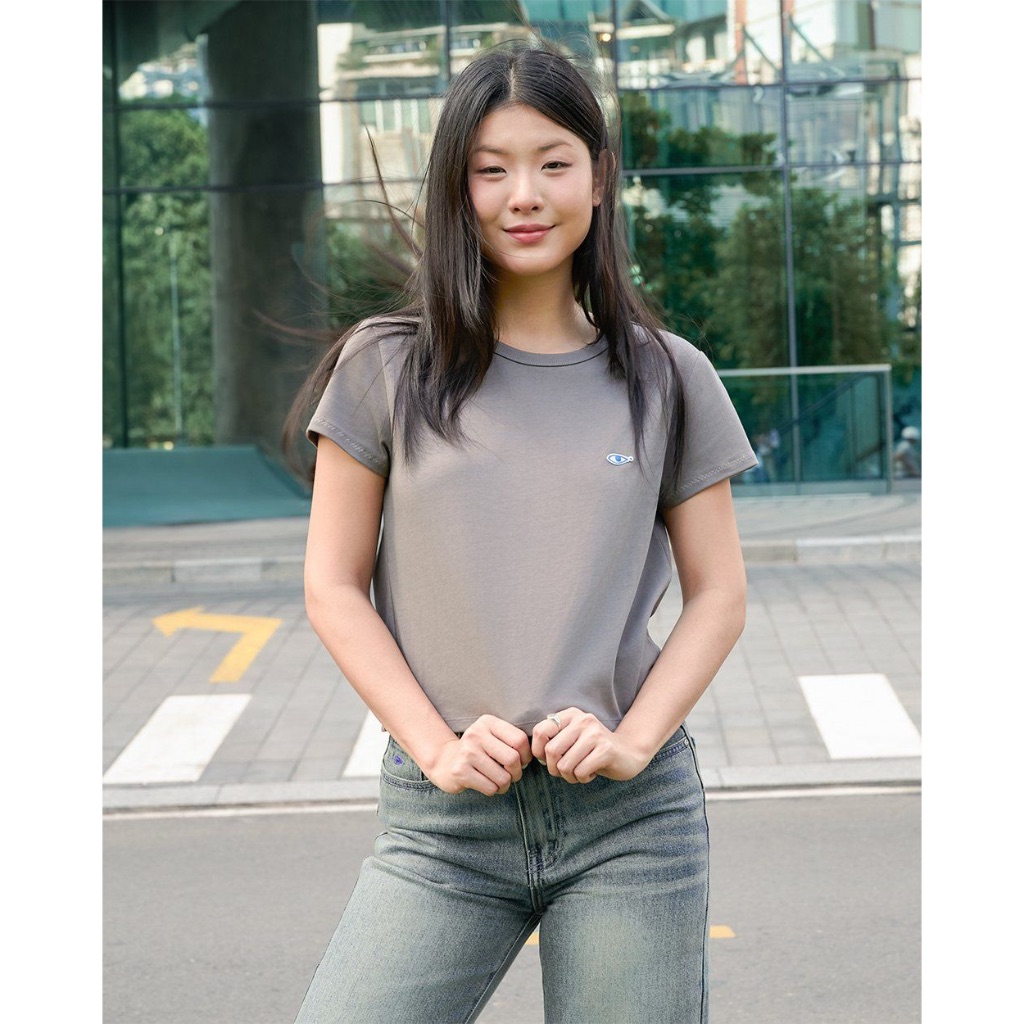 TheBlueTshirt - Áo thun trơn tay ngắn cổ tròn phom lửng dày dặn 250gsm cho nữ - Áo Daughter T
