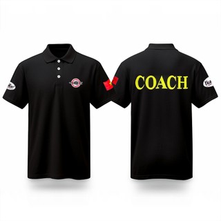 Áo Thun COACH, Huấn luyện viên thêu, Vải 100% Cotton