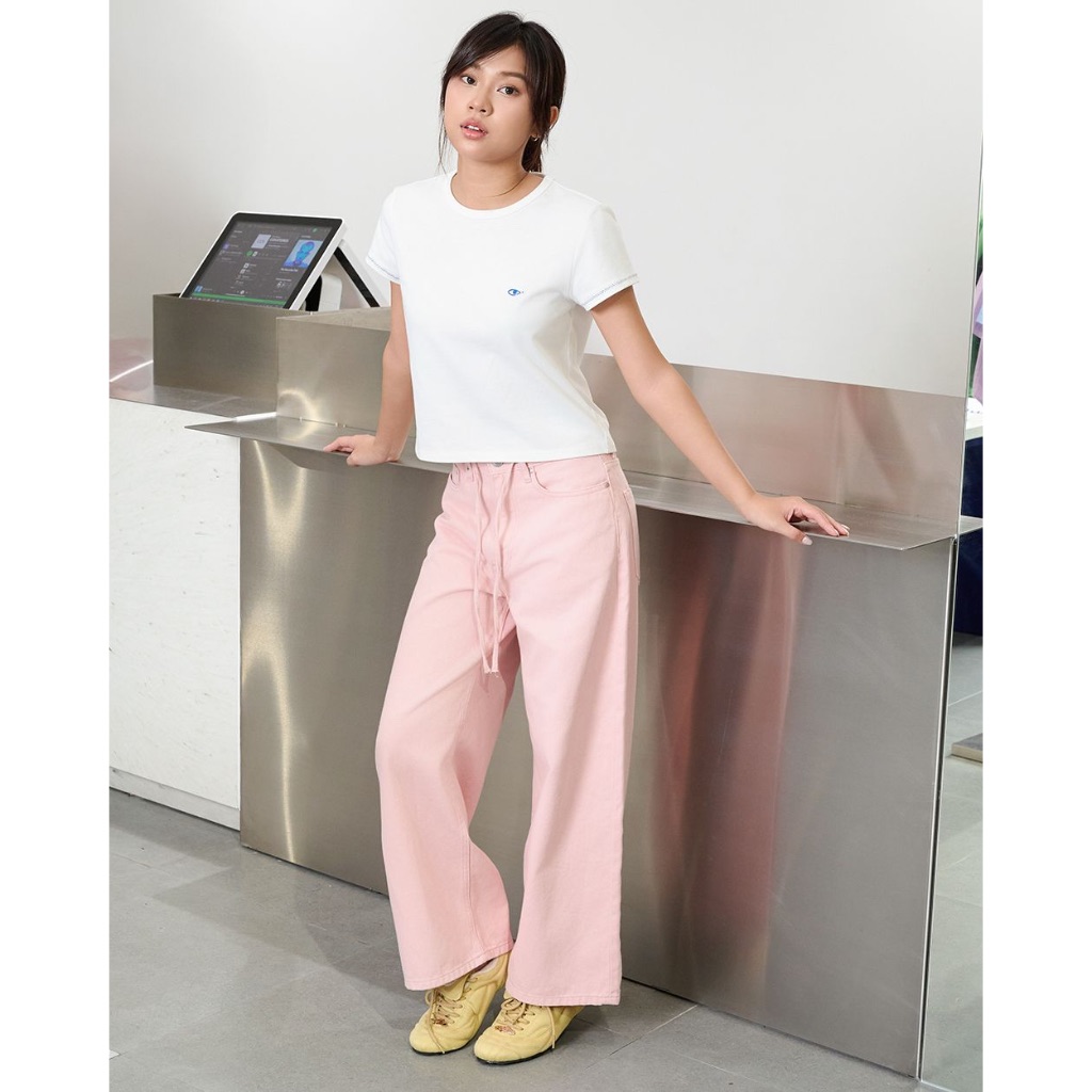 TheBlueTshirt - Áo thun trơn tay ngắn cổ tròn phom lửng dày dặn 250gsm cho nữ - Áo Daughter T