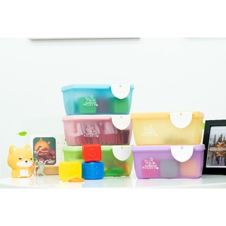 Hộp lưu trữ sắc màu Colorful Box MATSU, nhựa PP nguyên sinh, lưu trữ đa năng cho gia đình, trẻ nhỏ