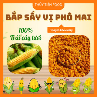 THUYTIENFOOD - Bắp sấy giòn lắc phô mai – Snack ăn vặt ngon, thơm béo, giòn rụm