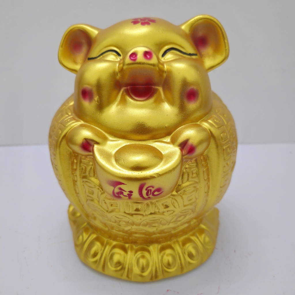 Heo Đất Lợn Đất Heo ông địa kim tiền tài lộc size to Ống heo tiết kiệm tiền,trang trí,quà tặng