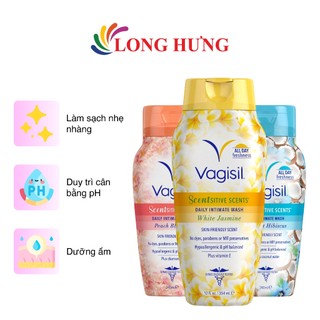 Dung dịch vệ sinh phụ nữ Vagisil Scentsitive Scents Daily Intimate Wash (240ml/354ml)