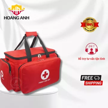 Túi cứu thương, túi sơ cứu các loại A, B, C nhiều kích thước, nhiều ngăn, có quay đeo, túi chữ thập