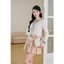DELIZ - Áo len cardigan cổ sen phối nơ tiểu thư dài tay cho nữ mùa thu đông CD851