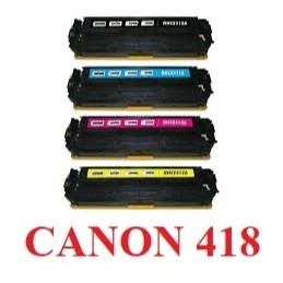 Hộp mực 418 (4 màu 418BK 418C 418Y 418M) cho Calon MF8350Cdn/ MF8380Cdw/ MF8580Cdw/ MF729Cx