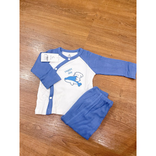 Bộ sơ sinh cài lệch moon sz 0-3m