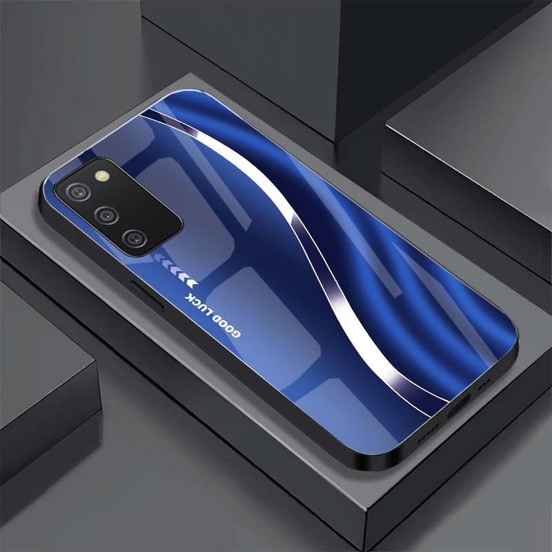 Ốp Lưng SAMSUNG A02S, A03S mặt kính cường lực cao cấp, hàng new