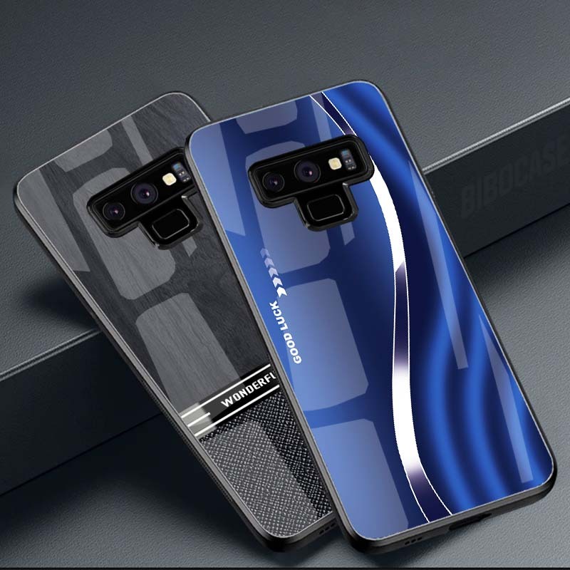 Ốp Lưng SAMSUNG GALAXY NOTE 9 mặt kính cường lực cao cấp, hàng new
