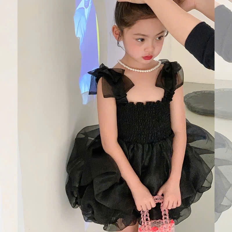 Đầm công chúa bé gái dáng búp bê sang trọng thiết kế cổ điển, Váy tiểu thư cho bé dự tiệc, chụp ảnh, sinh nhật