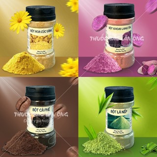Bột tạo màu thực phẩm, nguyên liệu tạo màu từ rau củ quả 100% organic, dùng nấu xôi, chè, bánh, thạch, mứt, rau câu