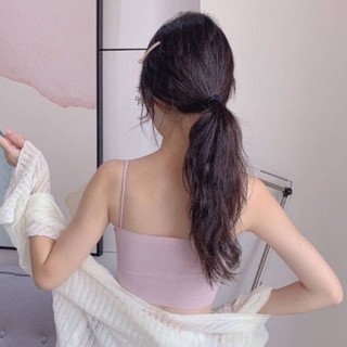 Áo bra 2 dây su trơn mềm mịn - Áo lót ngực nữ mút mỏng không gọng êm ái thoáng khí co giãn tốt B8881