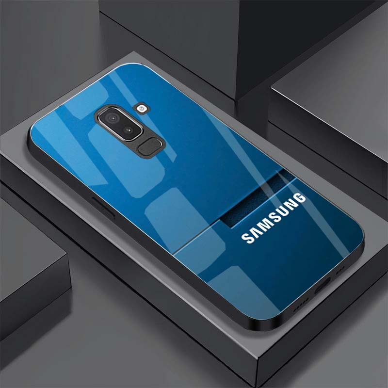 Ốp Lưng SAMSUNG A6+, J8 mặt kính cường lực cao cấp, hàng new