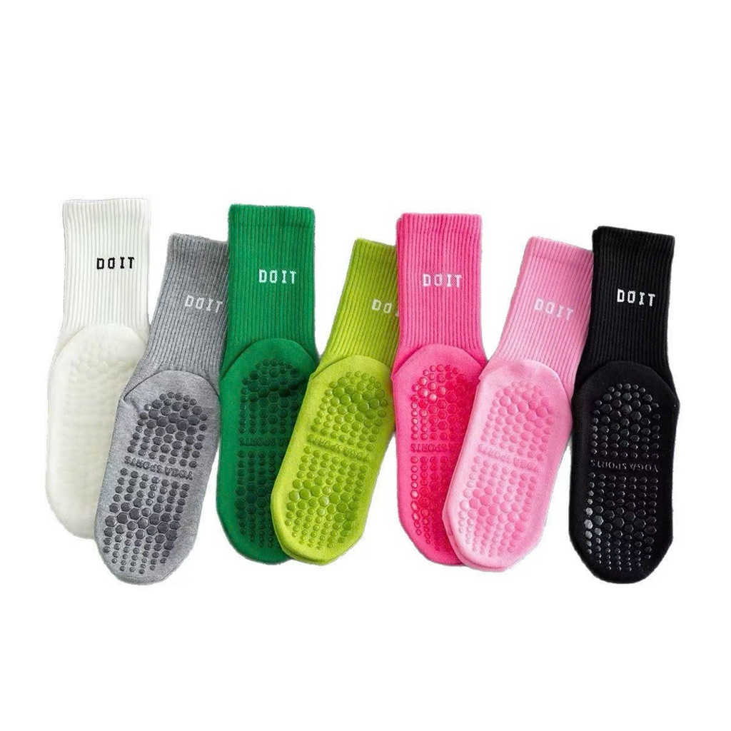 Set 7 đôi tất chống trơn trượt, tất tập yoga, gym…