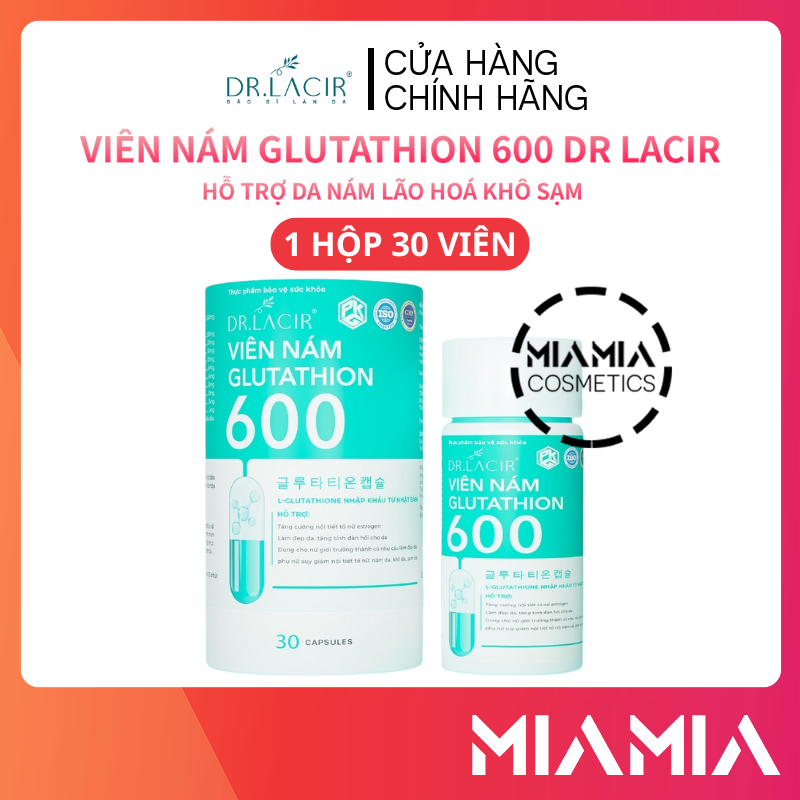 glutathione dr lacir Phiên Bản Mới] Viên Nám Lacir Glutathione Dr Lacir Hỗ Trợ Dưỡng Trắng Da