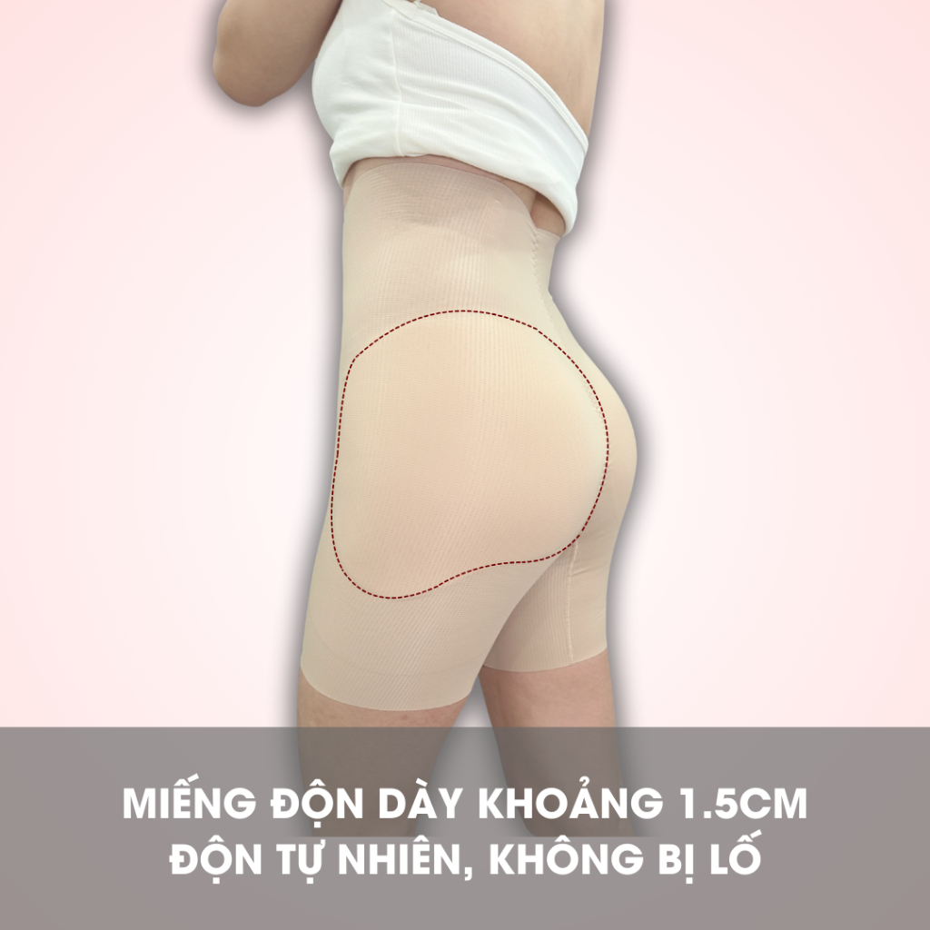 Quần độn mông và hông Callalady nâng mông ôm bụng dưới tự nhiên không lộ viền chất liệu co dãn cao cấp 34