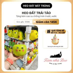 Heo Đất Trái Táo Bát Tràng 🍏 – Gốm Sứ Cao Cấp, Hộp Tiết Kiệm Tiền Dễ Thương, Trang Trí & Quà Tặng