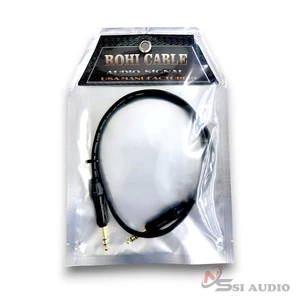 Dây 6 Ly Stereo 2 đầu thẳng cao cấp dài 2M (TRS, 1/4 inch cable) - Rohi cable - Italia
