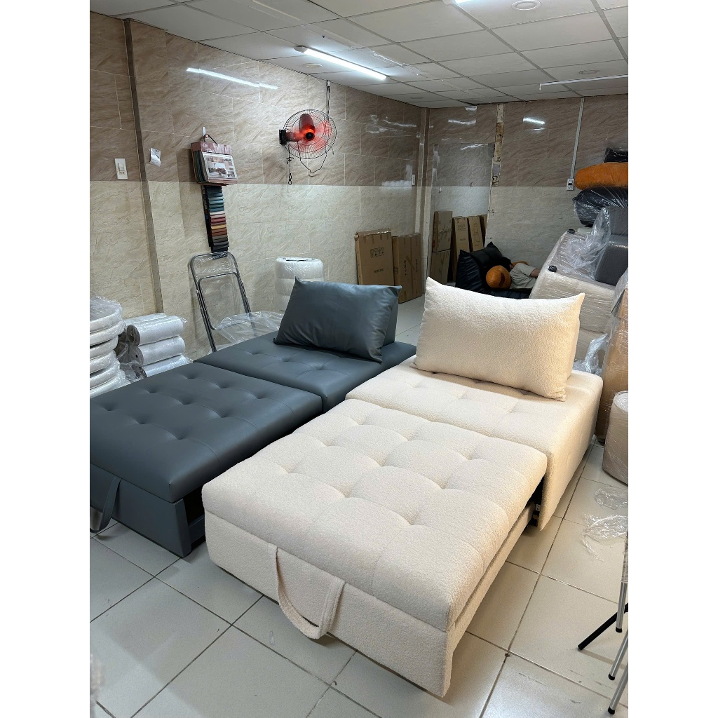 sofa bed giường kéo NHU Y DECOR gấp gọn, thông minh, tiện lợi, Hỏa tốc HCM