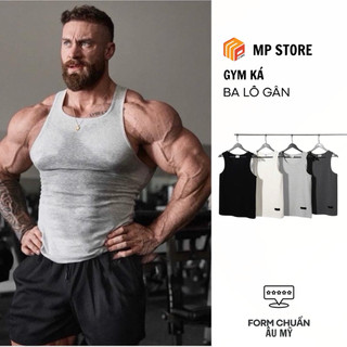 [ Combo Siêu Rẻ ] Áo Ba Lỗ Thể Thao Nam Form Ôm Cotton Gân Co Giãn 4 Chiều 2025