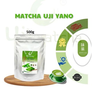 Bột Matcha UJI YANO GRADE|, 500g Bột trà xanh HẢO HẠNG Công nghệ NHẬT BẢN thơm ngon ngọt hậu