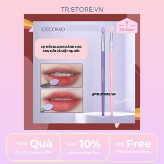Cọ môi đầu silicon nhỏ Gecomo dành cho son môi và mặt nạ môi