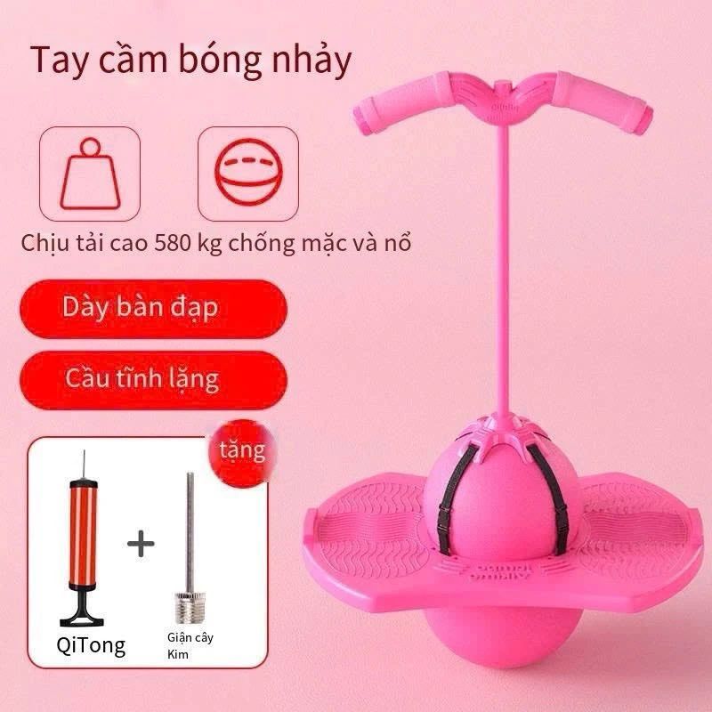 Đồ chơi bóng Bouncy bơm hơi cho trẻ em - Đồ chơi nhảy thể thao ngoài trời cho trẻ em và người lớn
