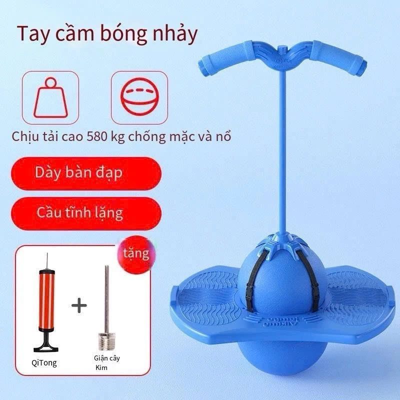 Đồ chơi bóng Bouncy bơm hơi cho trẻ em - Đồ chơi nhảy thể thao ngoài trời cho trẻ em và người lớn