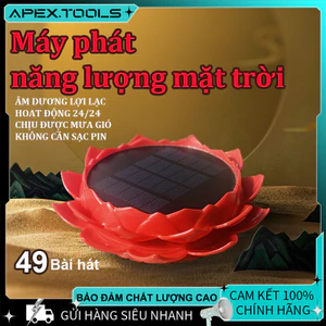 Máy niệm phật năng lượng mặt trời 49 bài, máy tụng kinh, hoa sen niệm Phật
