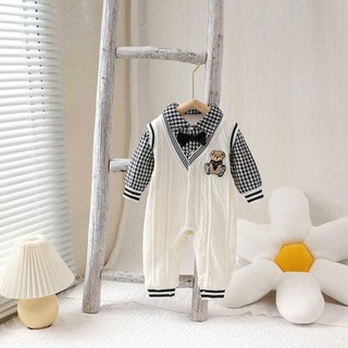 Body công tử dài thu đông bé trai 5-11kg. Bộ đồ dài cho bé trai đầy tháng, thôi nôi. Dino Kids