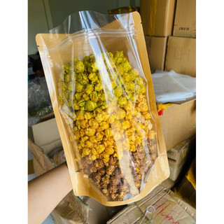 THUYTIENFOOD Bắp Sấy Mix 3 Vị – Caramel Socola Matcha – Snack Ăn Vặt Giòn Ngon – Túi 500gr