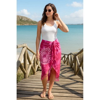 Sarong sợi thủ công truyền thống Phillipin- nhuộm Tie-dye Two-tone – Kultura Filipin 🌺