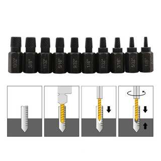 Set 10 Mũi Khoan Tháo Lắp Ốc Vít Bị Hỏng