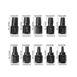 Set 10 Mũi Khoan Tháo Lắp Ốc Vít Bị Hỏng