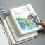 Sổ Còng Binder A5 B5 300/400 Trang Còng Kim Loại Thay Được Giấy Refill 100GSM Có Tráng Keo Đủ Loại Dòng Kẻ