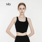 Áo croptop tập Yoga Gym Hibi Sports CR843 kiểu ba lỗ cổ vuông, kèm mút ngực — ảnh 2