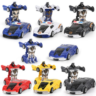 Đồ Chơi Ô Tô Cảnh Sát  Biến Hình 2in1 Cho Bé Chuyển Đổi Linh Hoạt Giữa Xe Và Robot Chất Liệu Nhựa ABS Cao Cấp An Toàn