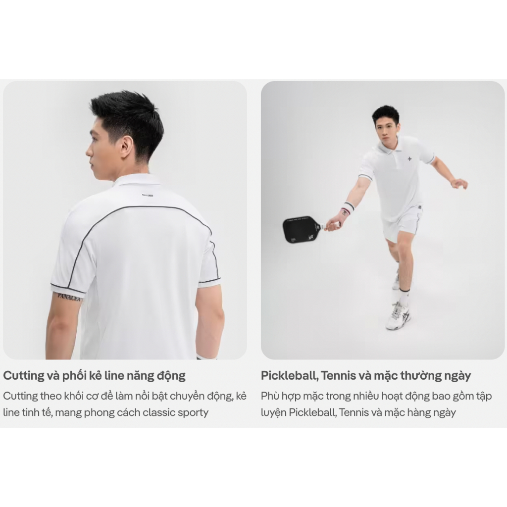 [TẶNG QUẦN SHORT]Áo polo thể thao nam Pickleball Exdry Nhanh khô, Thoáng khí, Thấm hút tốt Coolmate