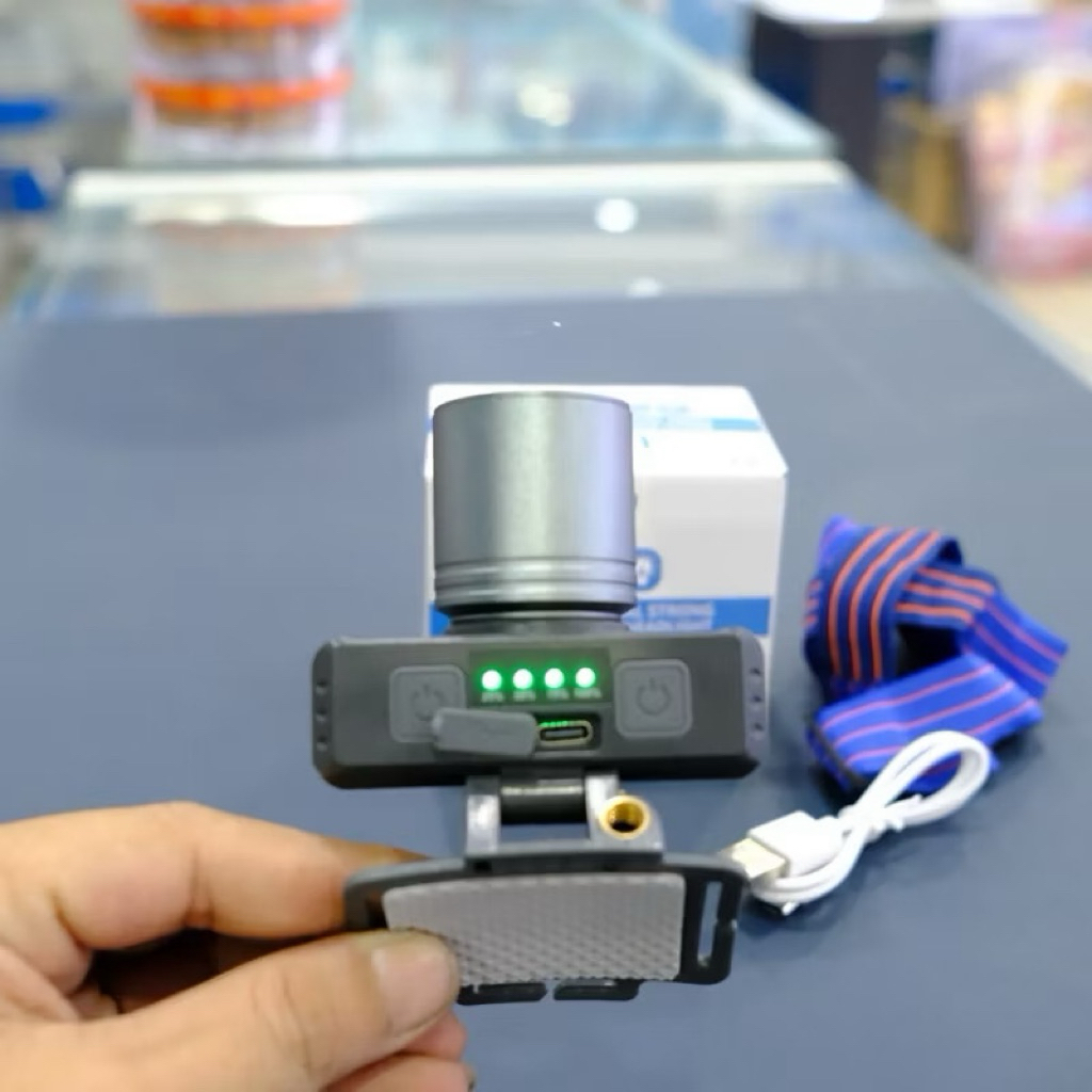Đèn pin đội đầu siêu sáng nhỏ gọn tiện lợi ntt95