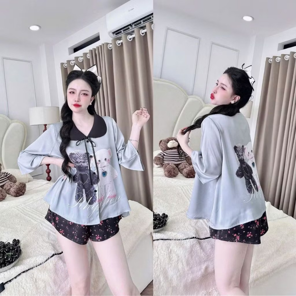 40-70kg Bộ cổ Sen tay lỡ lụa Latin thiết kế mềm mịn