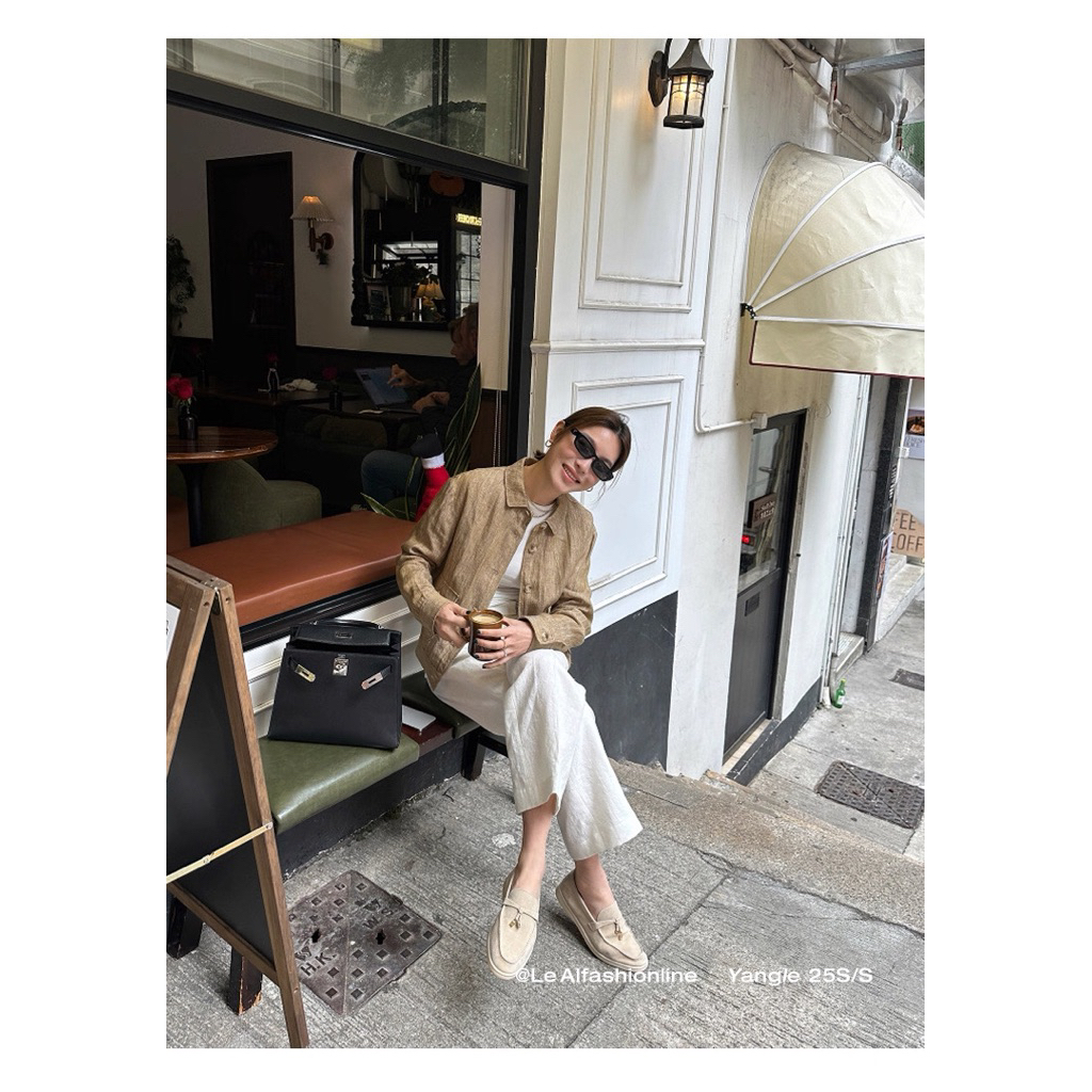𝗣𝗵𝗶𝗹𝗶𝘀-  Quần Linen baggy ống đứng BEELY