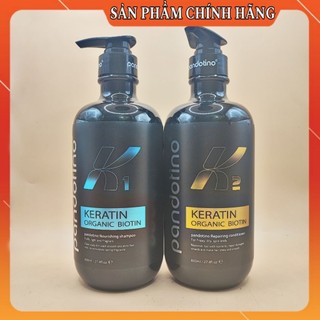 (CHÍNH HÃNG) dầu gội xả PANDOTINO 800ML giảm rụng tóc và kích thích mọc tóc , siêu mềm mượt