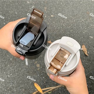 Bình giữ nhiệt 600ml có ống hút, ly giữ nhiệt nóng lạnh 6-12 tiếng, lõi inox 316 cao cấp
