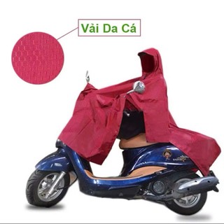 Áo Mưa Xẻ Tà Áo Mưa Cánh Dơi người lớn vải vẩy cá, tổ ong cao cấp - Áo Mưa Đi Xe Máy Vải Dù Cao Cấp
