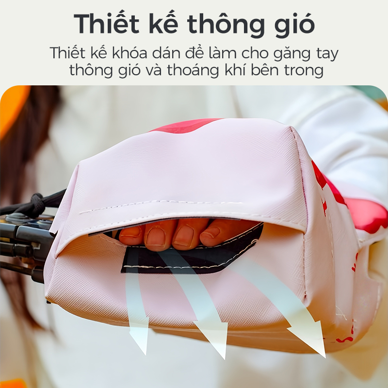 Găng tay chống nắng cho xe đạp điện, chống nước chống tia UV găng tay lái xe máy thoáng khí phản quang ban đêm giúp lái