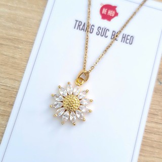 Dây chuyền titan hoa mặt trời BHDC241 Trang sức Bé Heo